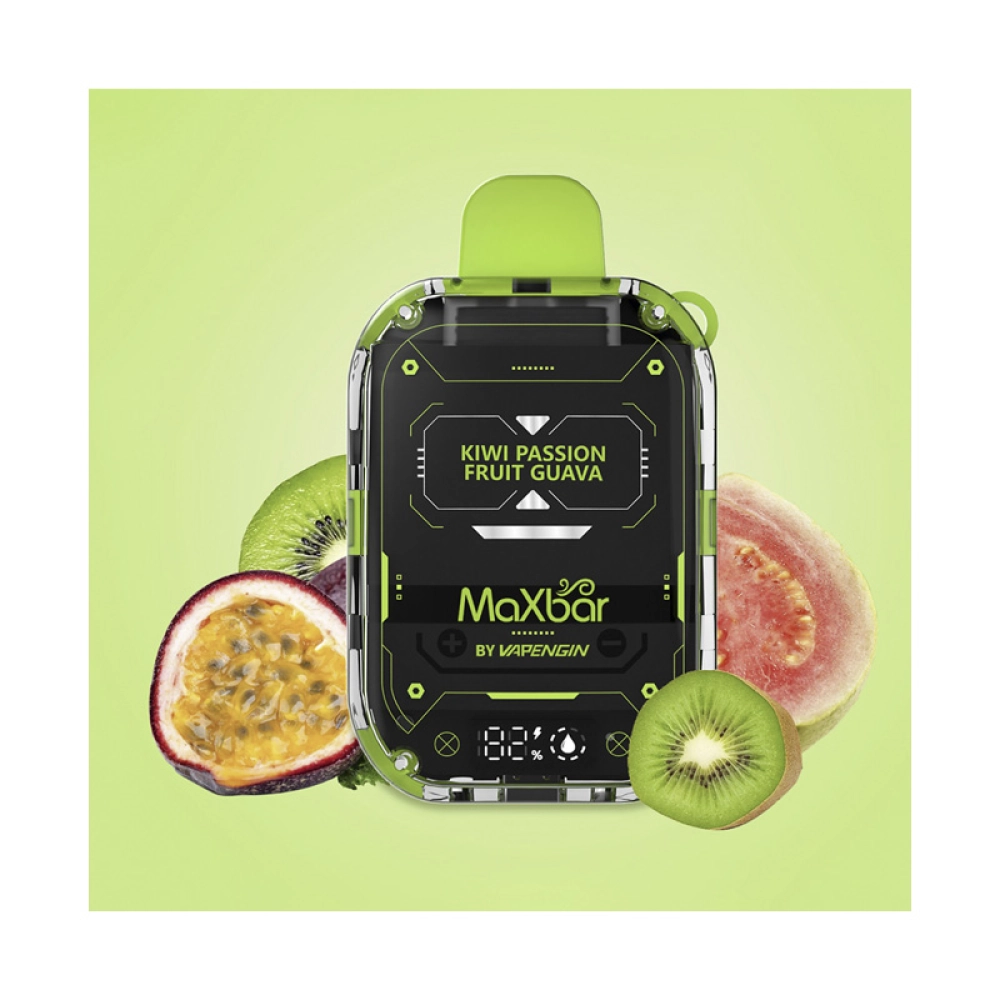 Pod Descartável Maxbar Nimmbox 10K Kiwi Passion Fruit Guava