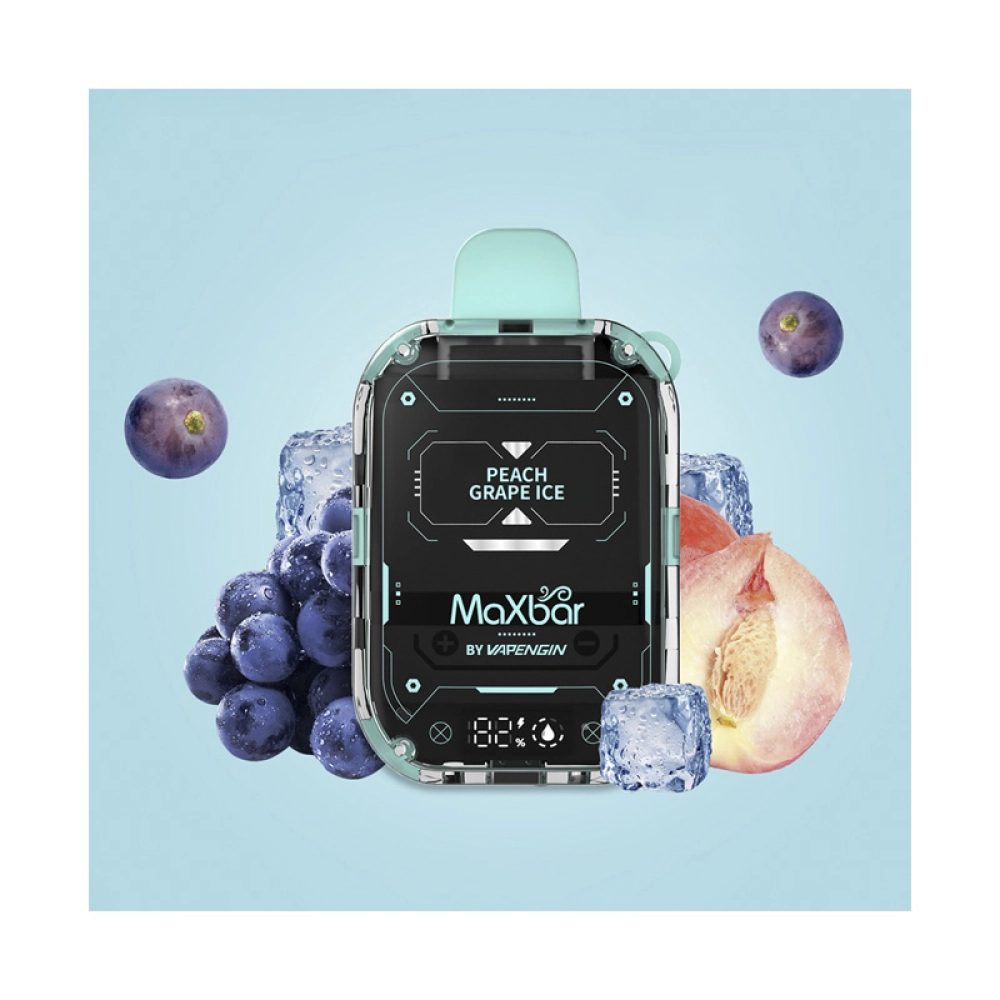 Pod Descartável Maxbar Nimmbox 10K Peach Grape Ice