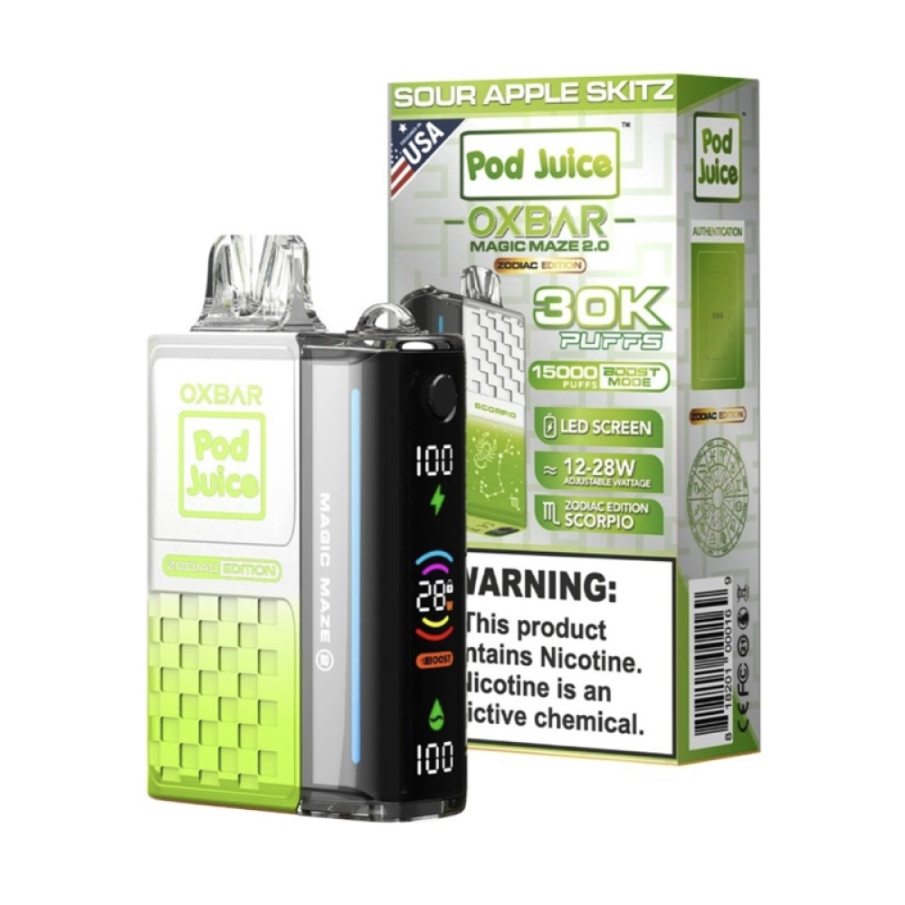 Pod Descartável Magic Maze 30K Sour Apple Skitz