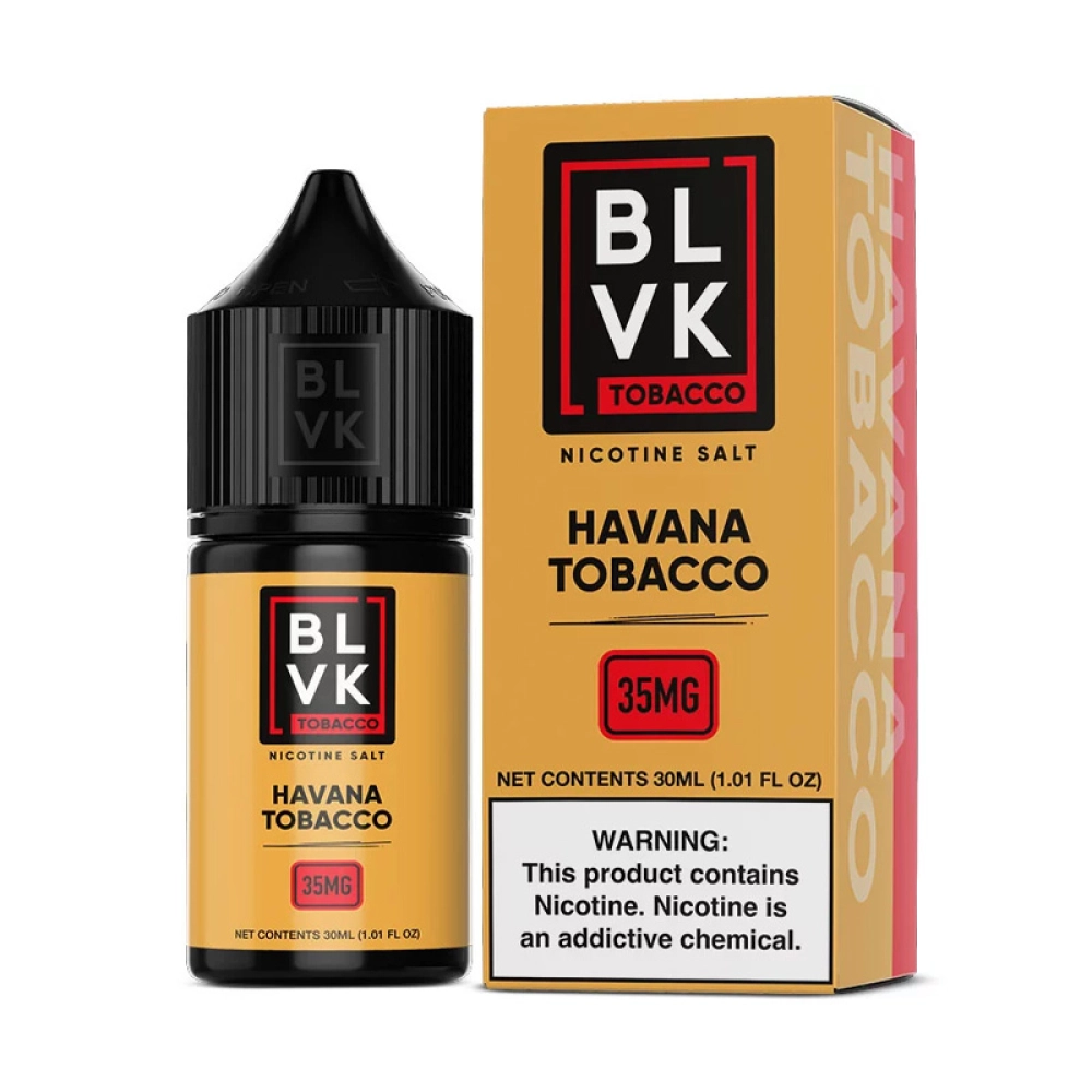 Juice BLVK Salt Remix 35mg 30ml Havana Tobacco