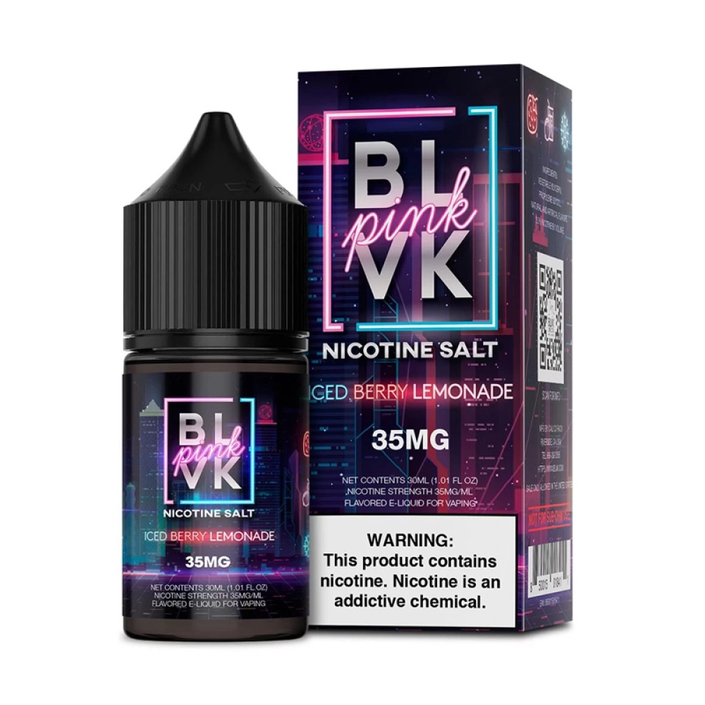 Juice BLVK Pink Salt 35mg 30ml Iced Berry Lemonade