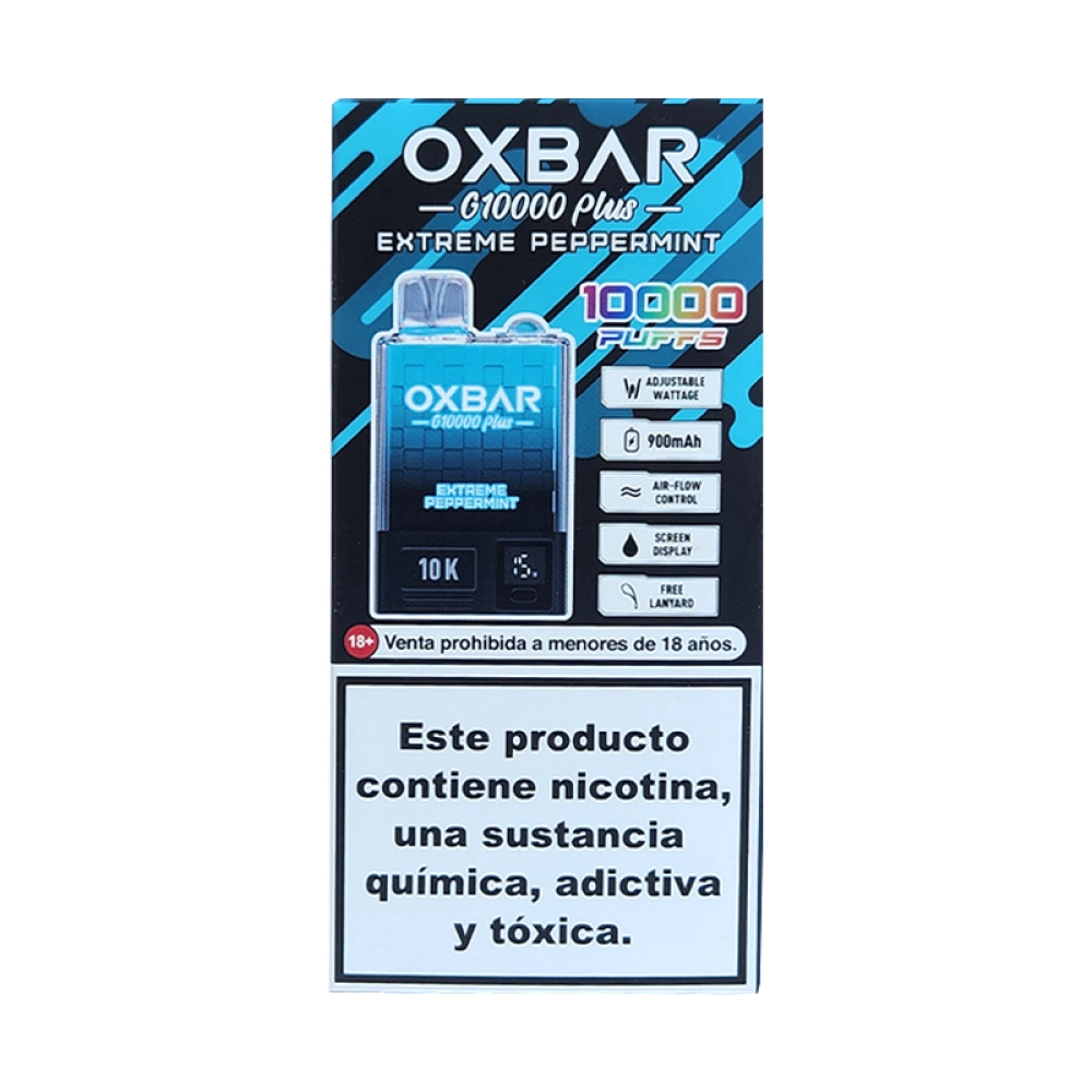 Pod Descartável Oxbar G10000 Plus Extreme Peppermint