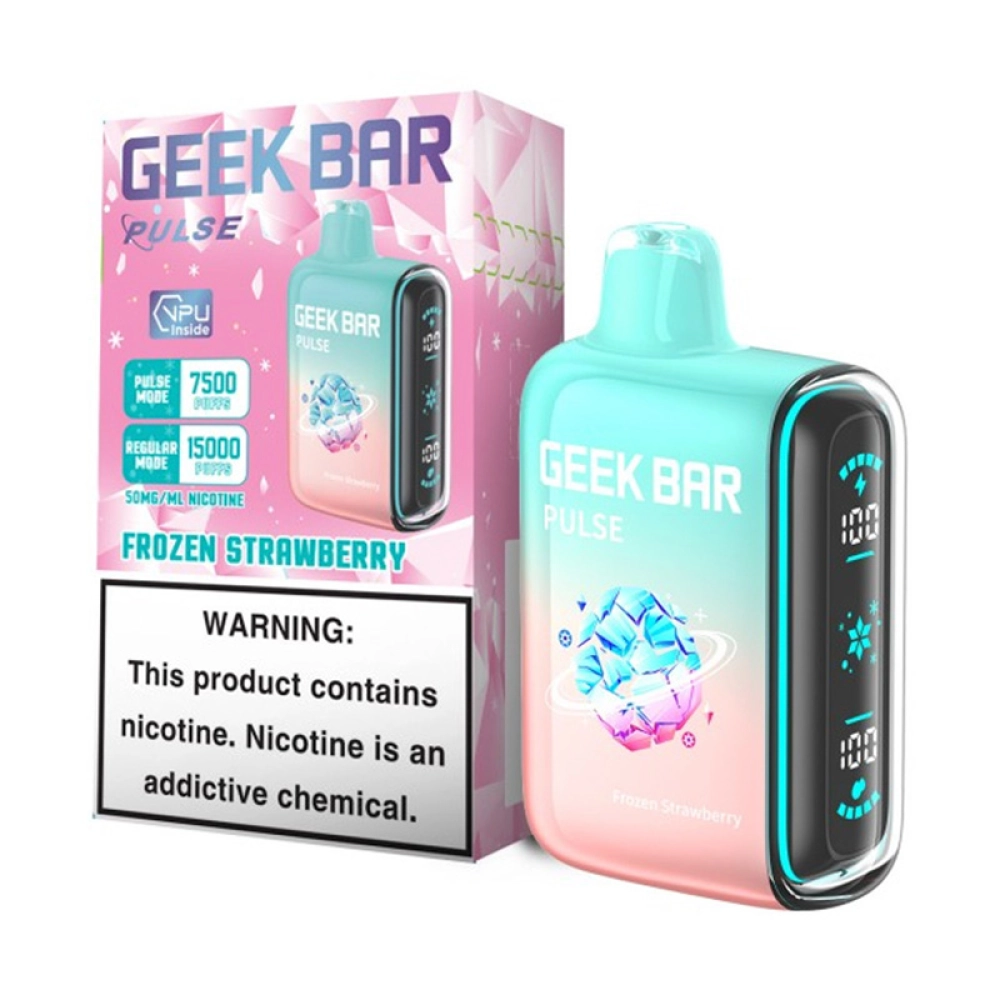 Pod Descartável Geek Bar Pulse 15K Frozen Strawberry