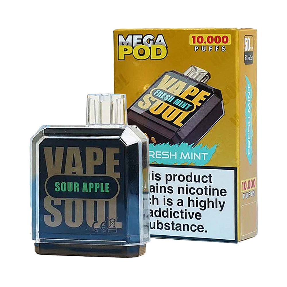 Refil Vapesoul Mega Pod 10K Mint