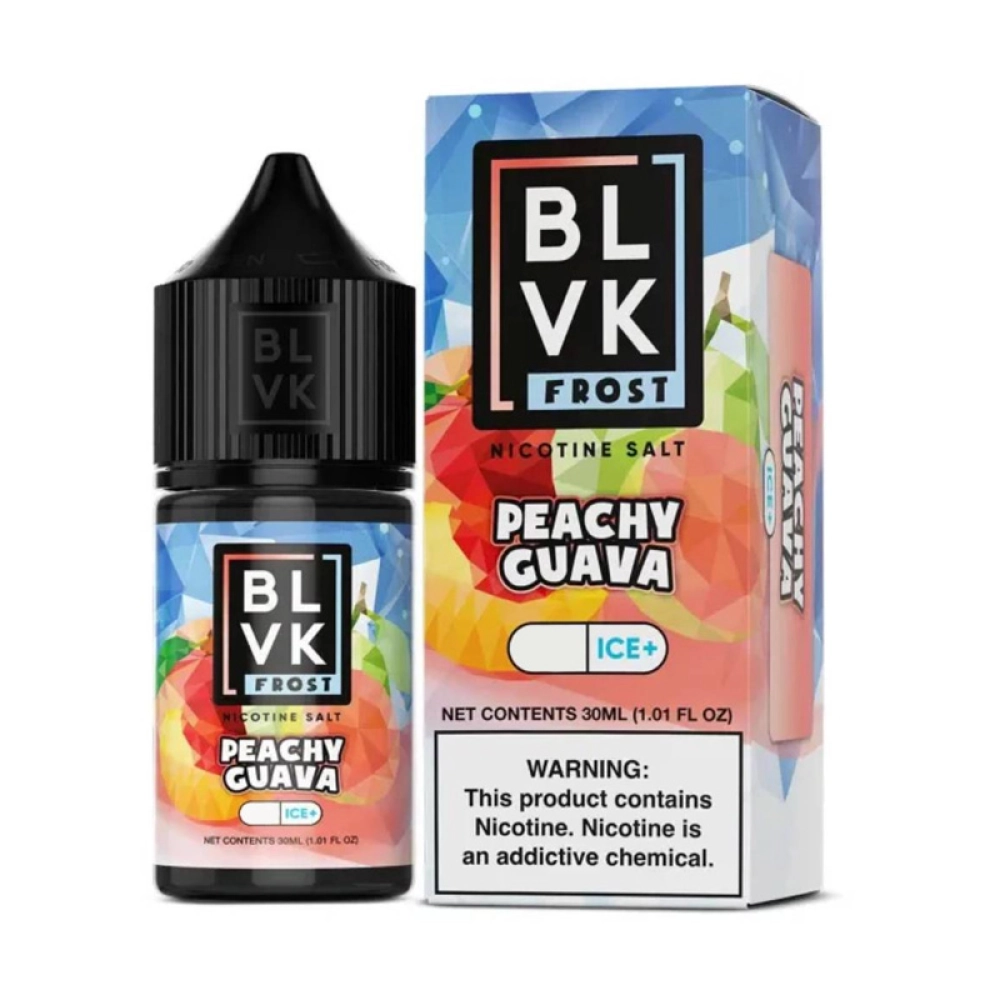 Juice BLVK Salt Frost 35mg 30ml Peachy Guava