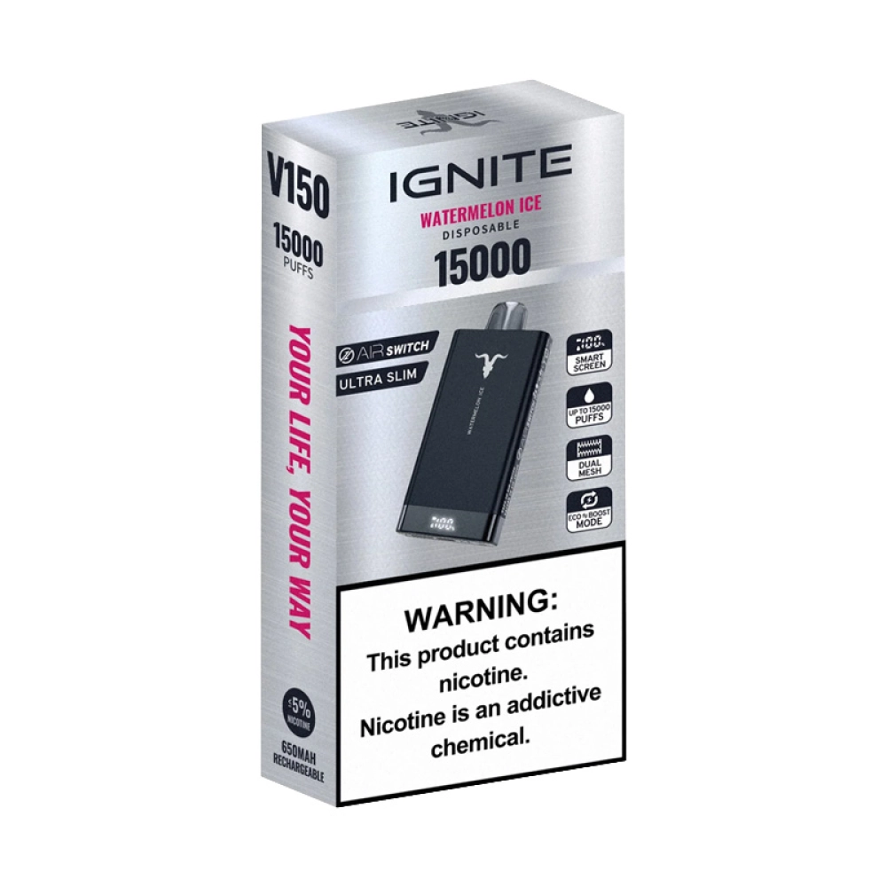 Pod Descartável Ignite V150 15K Puffs Watermelon Ice