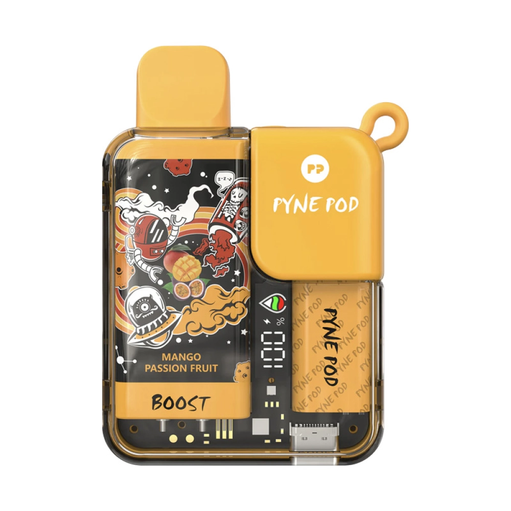 Pod Descartável Pyne Pod Boost 8.500 Puffs Mango Passion Fruit