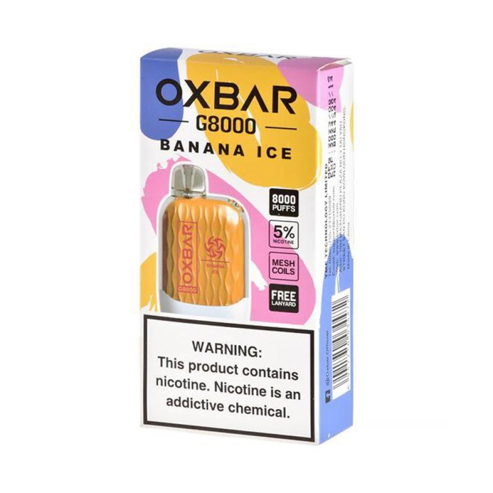 Pod Descartável Oxbar G8000 Banana Ice