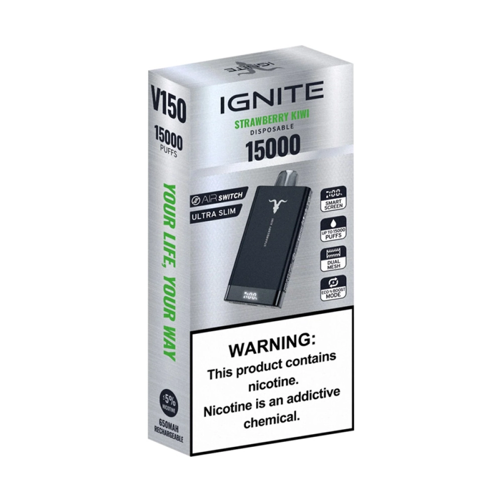 Pod Descartável Ignite V150 15K Puffs Strawberry Kiwi