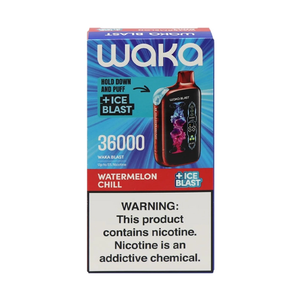 Pod Descartável Waka Blast 36k Watermelon Chill