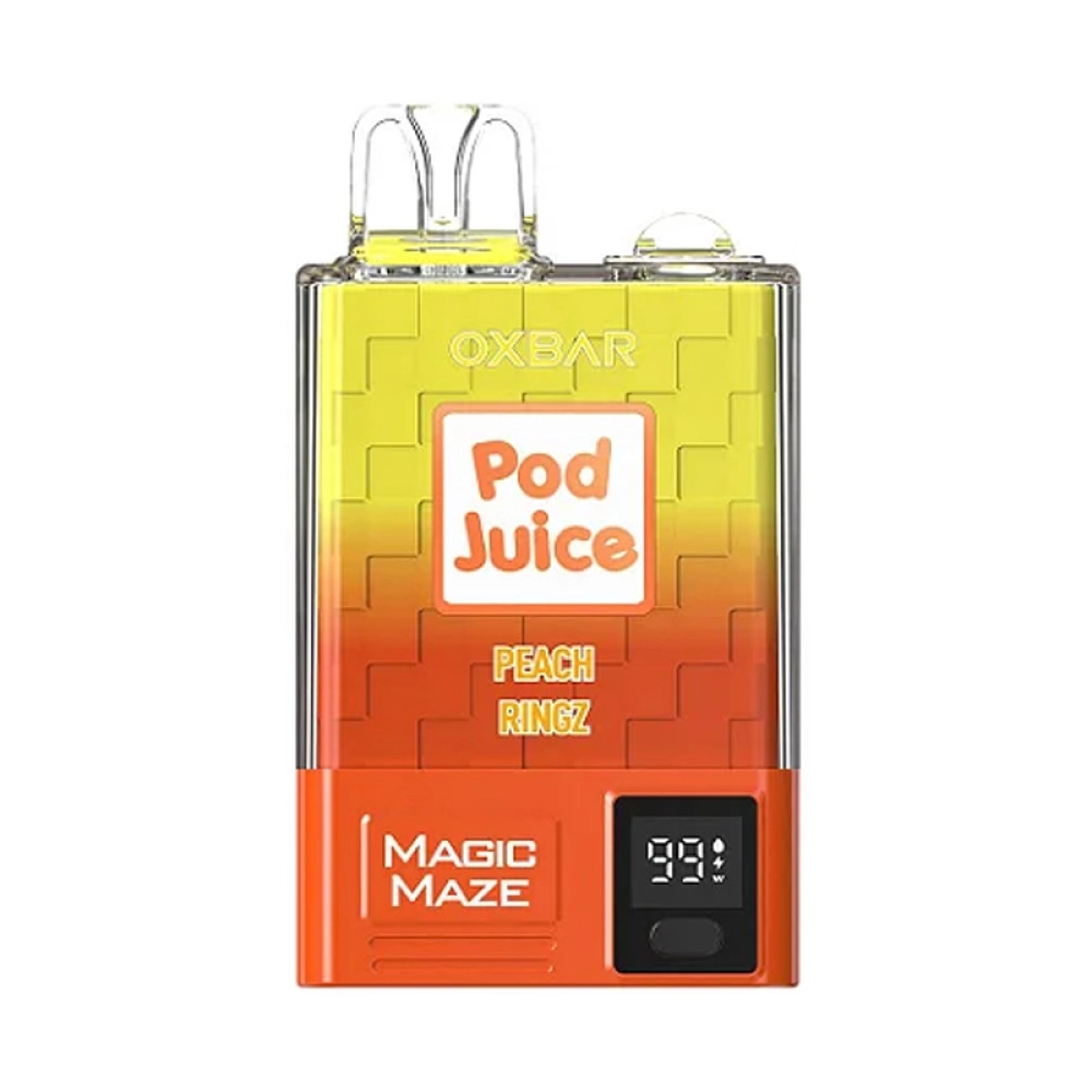 Pod Descartável Oxbar Magic Maze 10K Peach Ringz