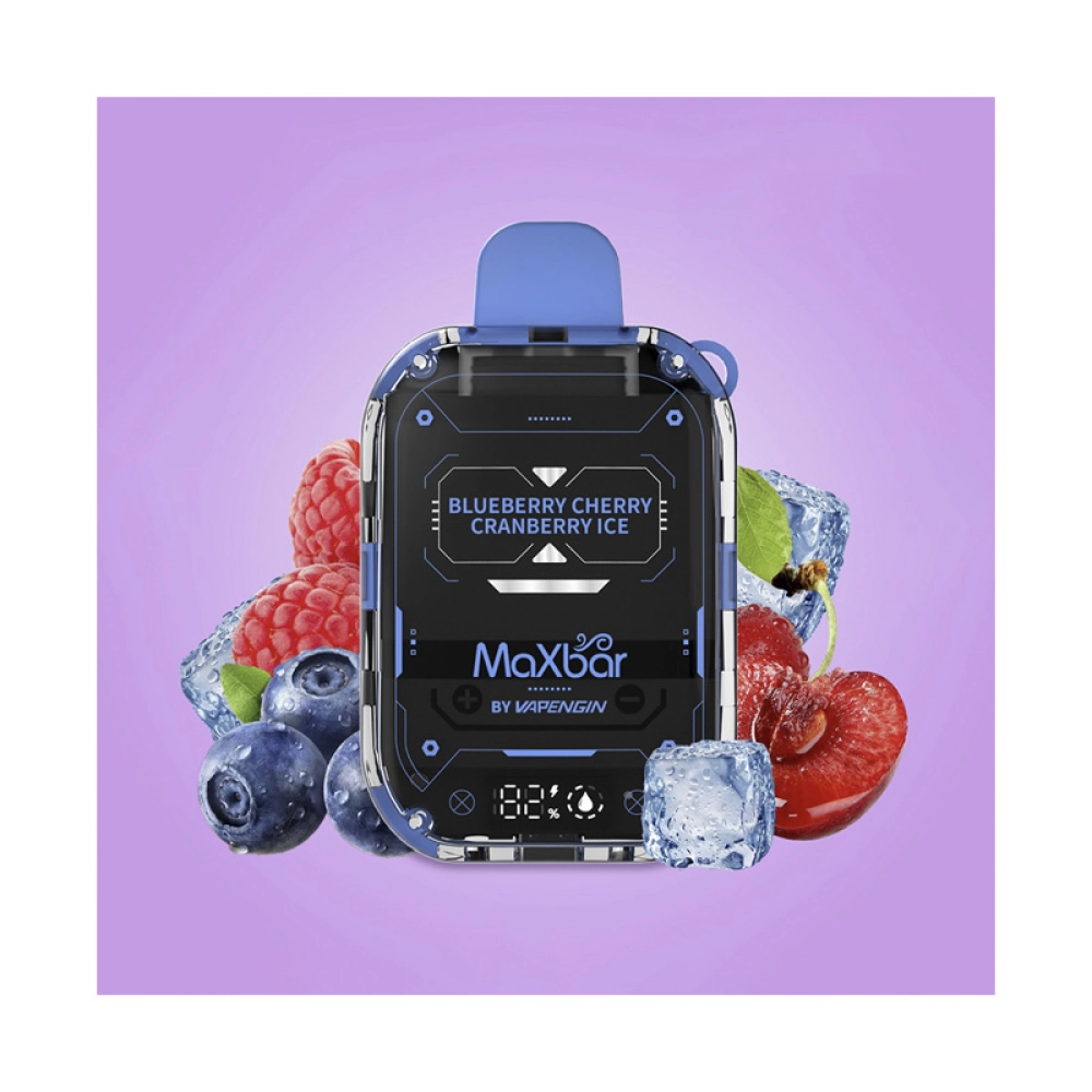 Pod Descartável Maxbar Nimmbox 10K Blueberry Cherry Cranberry Ice