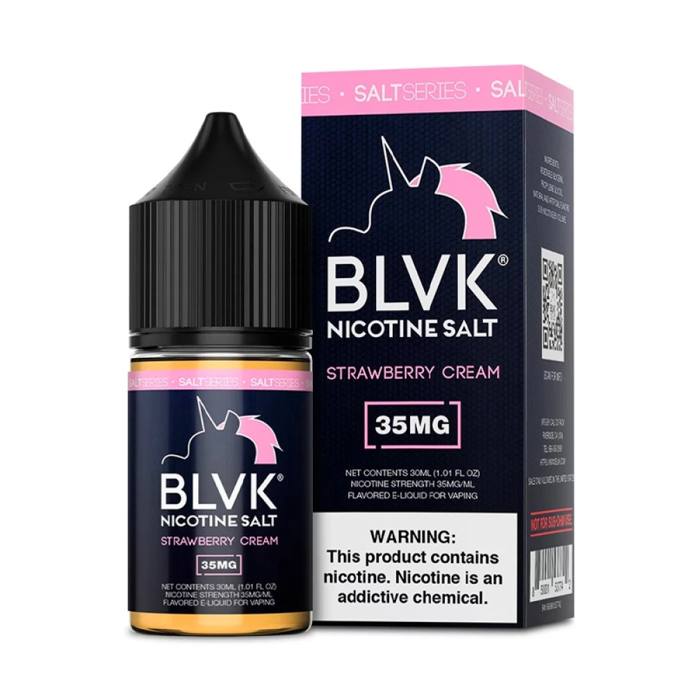 Juice BLVK Nic Salt 35mg 30ml Strawberry Cream