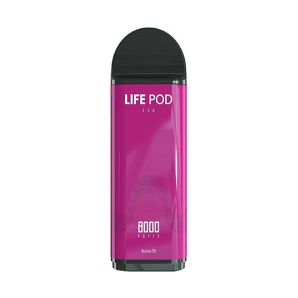 Refil Descartável Life Pod 8000 Puffs Triple Berry