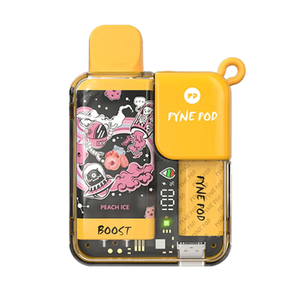 Pod Descartável Pyne Pod Boost 8.500 Puffs Peach Ice