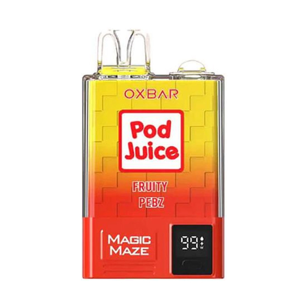 Pod Descartável Oxbar Magic Maze 10K Fruity Pebz