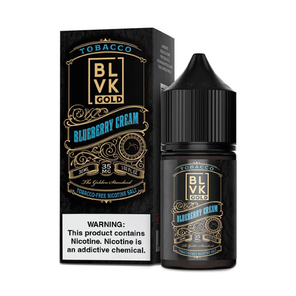 Juice BLVK Salt Gold 35mg 30ml Blueberry Cream