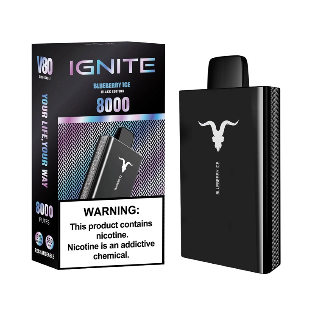 Pod Descartável Ignite V80 Blueberry Ice