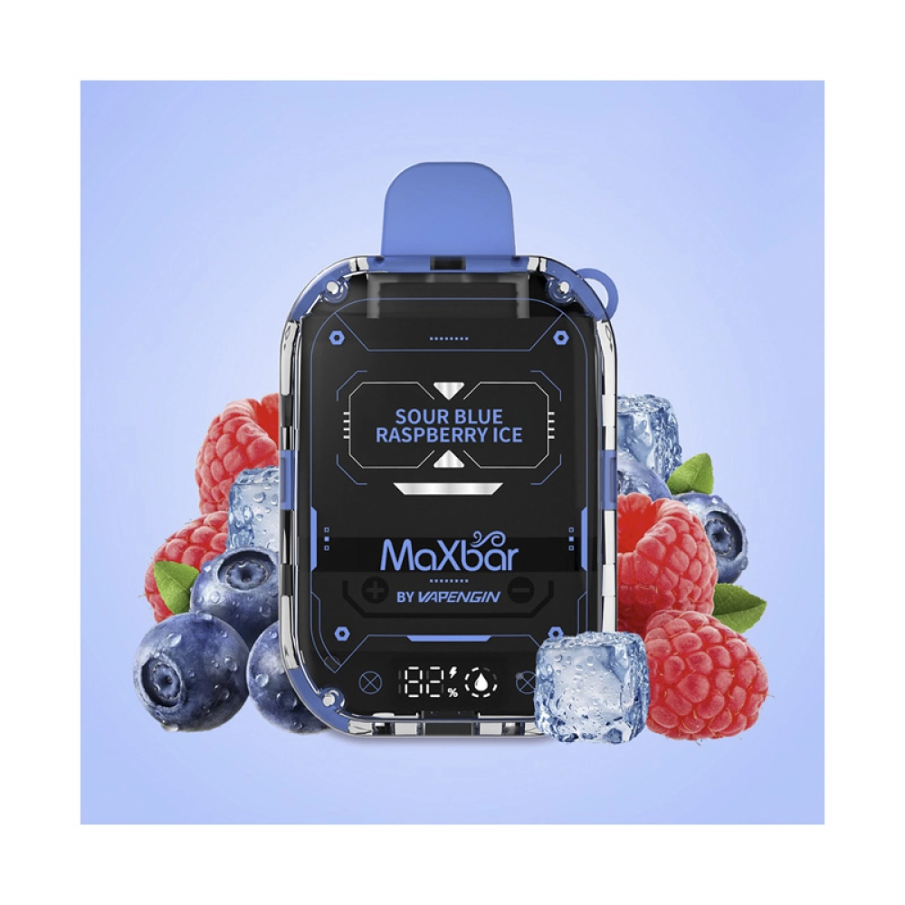 Pod Descartável Maxbar Nimmbox 10K Sour Blue Raspberry Ice