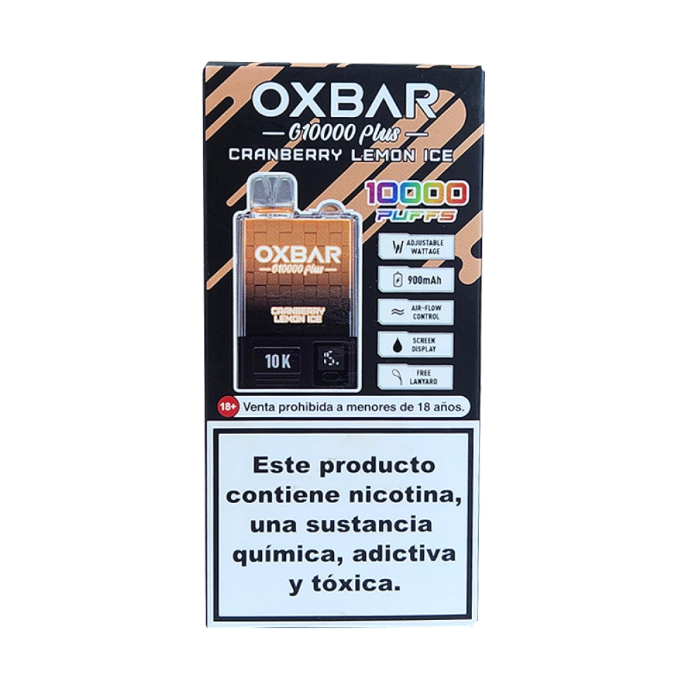 Pod Descartável Oxbar G10000 Plus Cranberry Lemon Ice