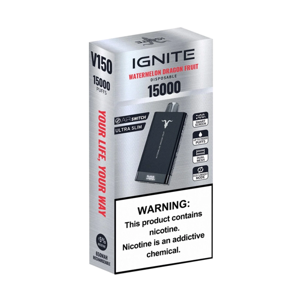 Pod Descartável Ignite V150 15K Puffs Watermelon Dragon Fruit