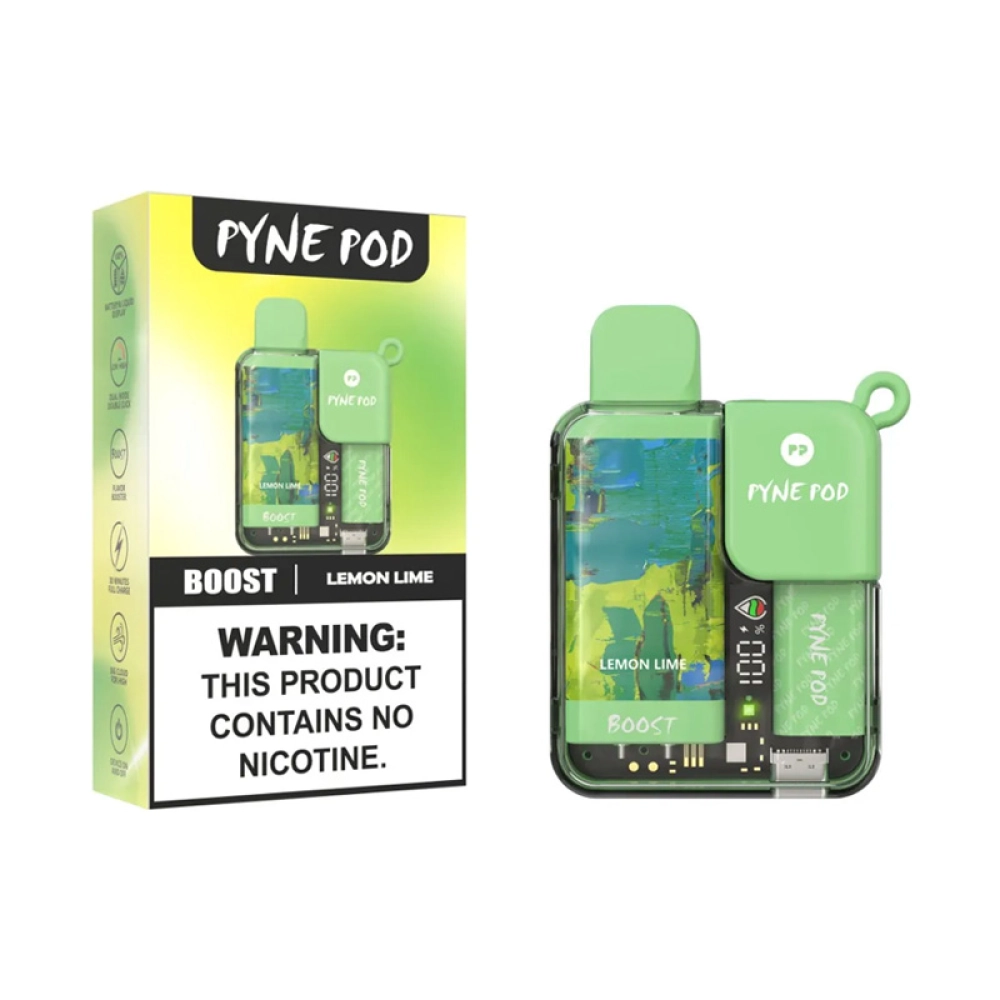 Pod Descartável Pyne Pod Boost 8.500 Puffs Lemon Lime