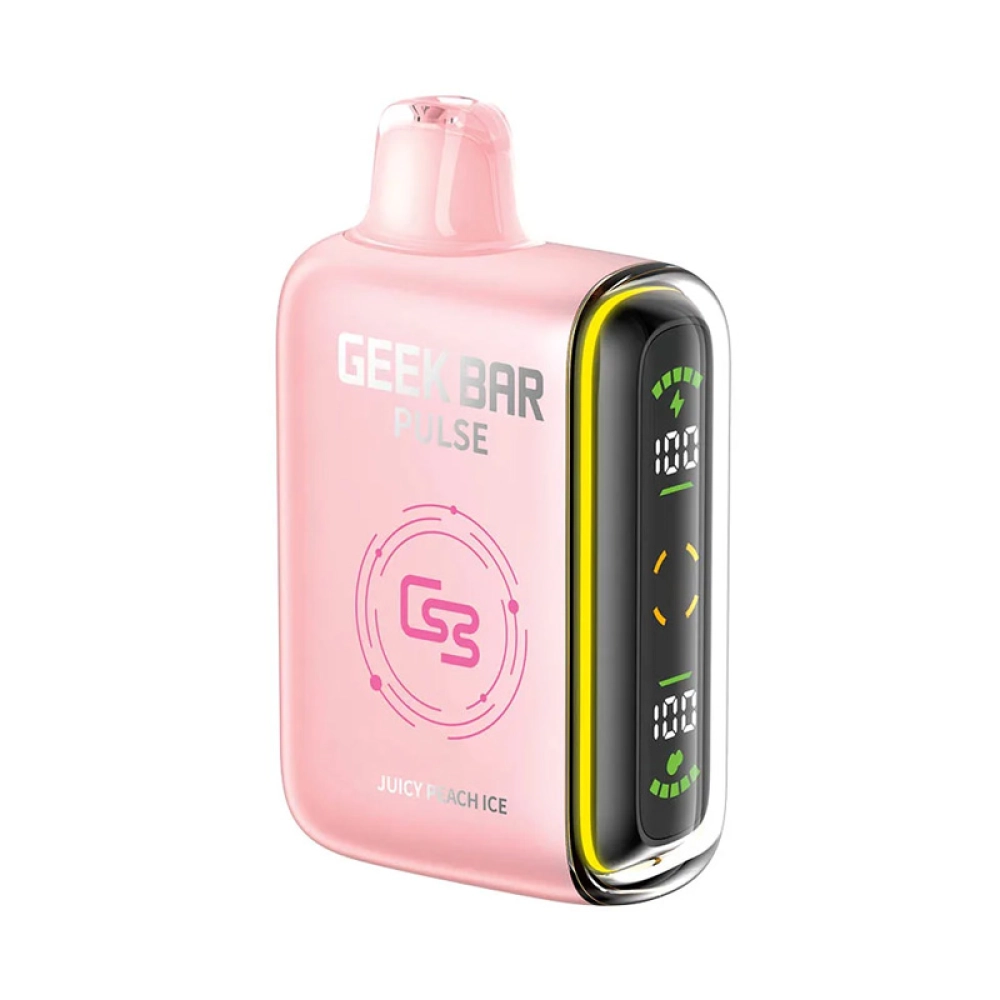 Pod Descartável Geek Bar Pulse 15K Juicy Peach Ice