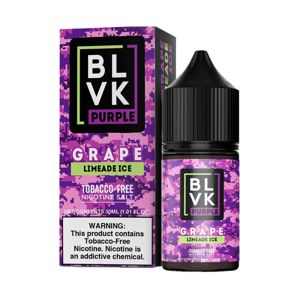 Juice BLVK Salt Purple 35mg 30ml Grape Limeade Ice