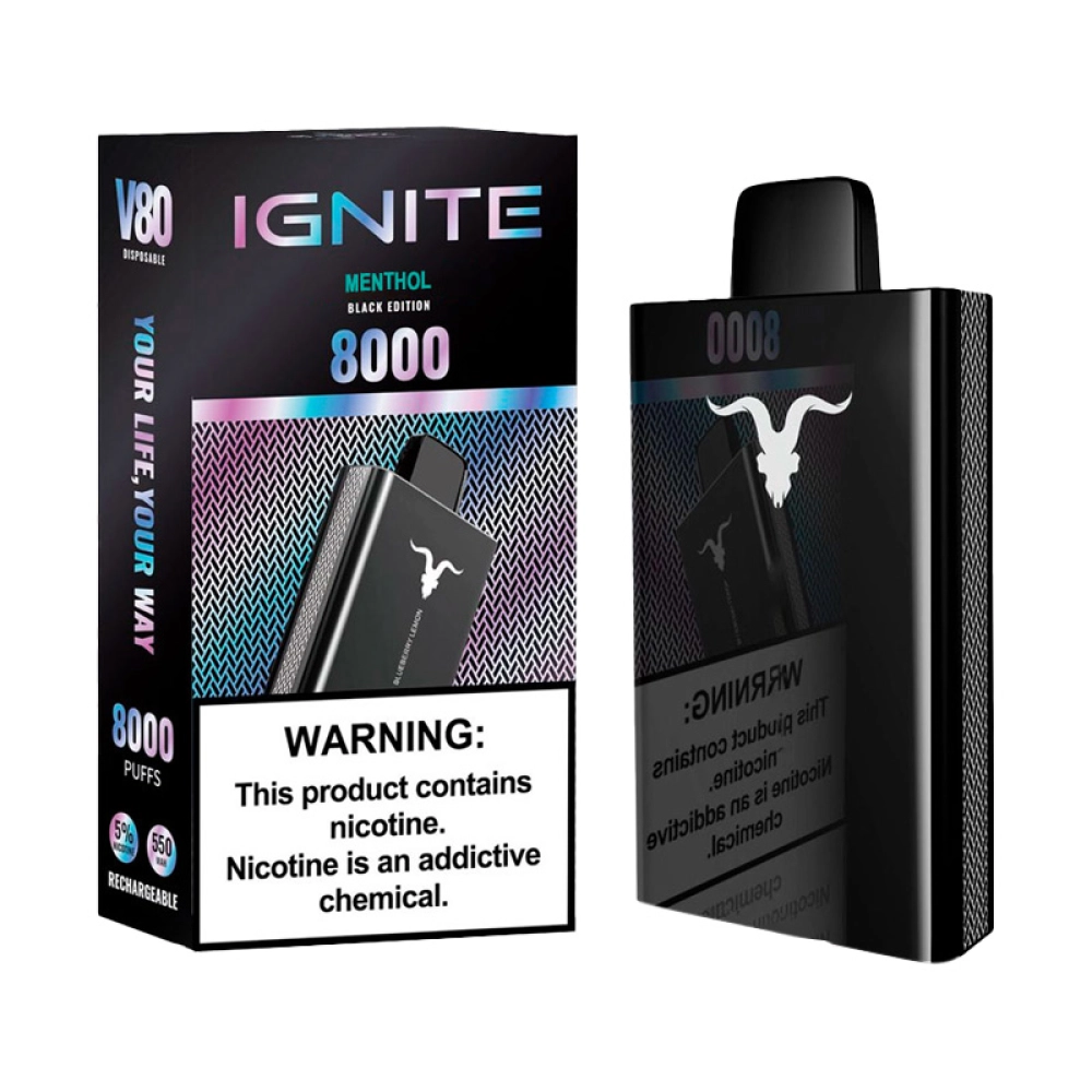 Pod Descartável Ignite V80 Menthol