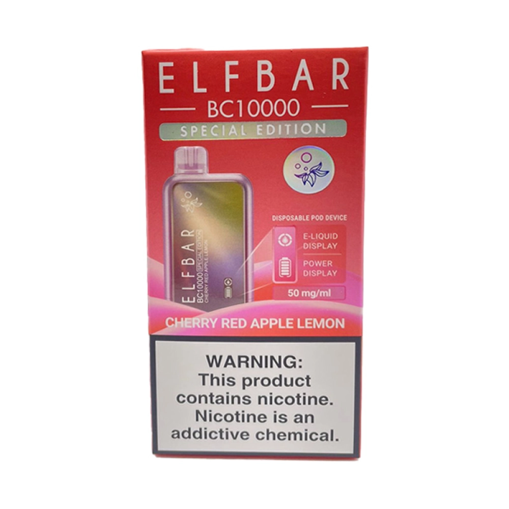 Pod Descartável Elf Bar BC10000 Especial Edition Cherry Red Apple Lemon