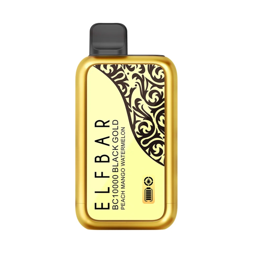 Pod Descartável Elf Bar BC10000 Black Gold Peach Mango Watermelon