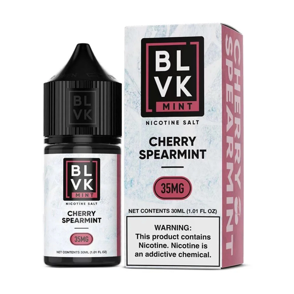 Juice BLVK Salt Mint 35mg 30ml Cherry Sperarmint