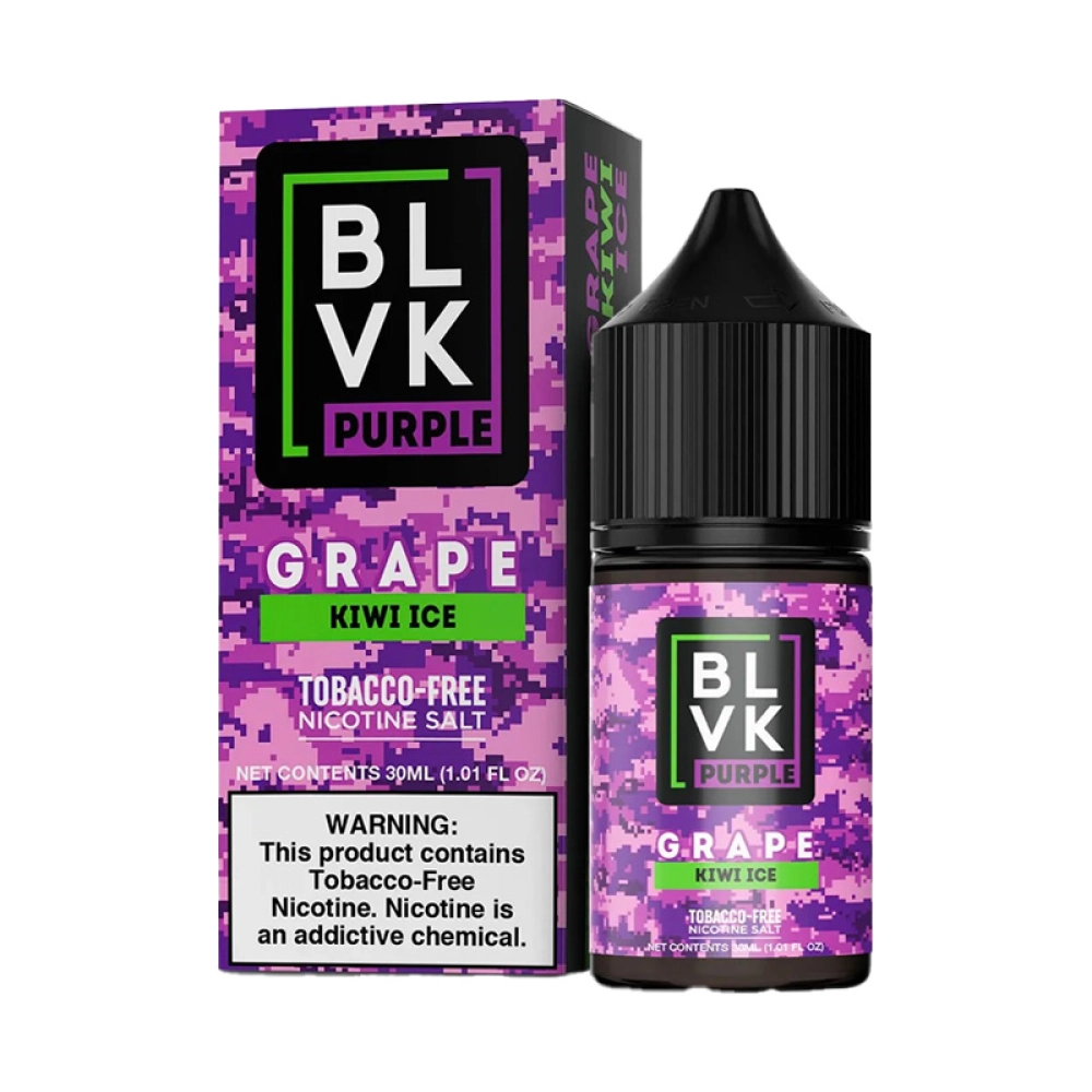 Juice BLVK Salt Purple 35mg 30ml Grape Kiwi Ice