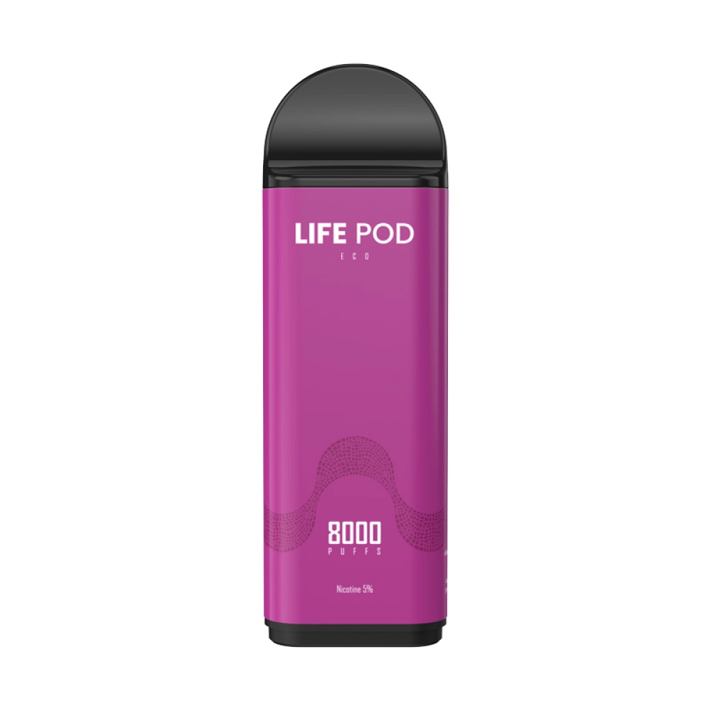 Refil Descartável Life Pod 8000 Puffs Grape Ice