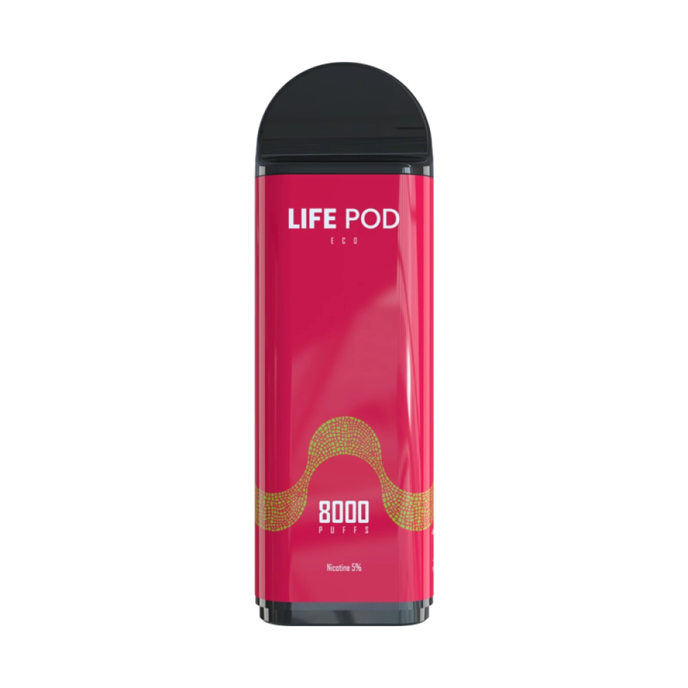 Refil Descartável Life Pod 8000 Puffs Strawberry Kiwi