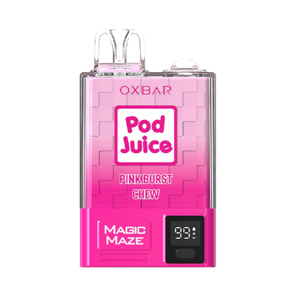 Pod Descartável Oxbar Magic Maze 10K Pink Burst Chew