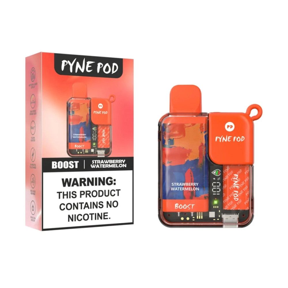 Pod Descartável Pyne Pod Boost 8.500 Puffs Strawberry Watermelon